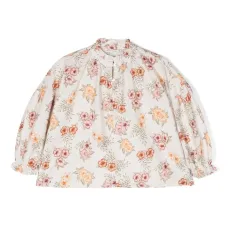 Блузка с цветочным принтом