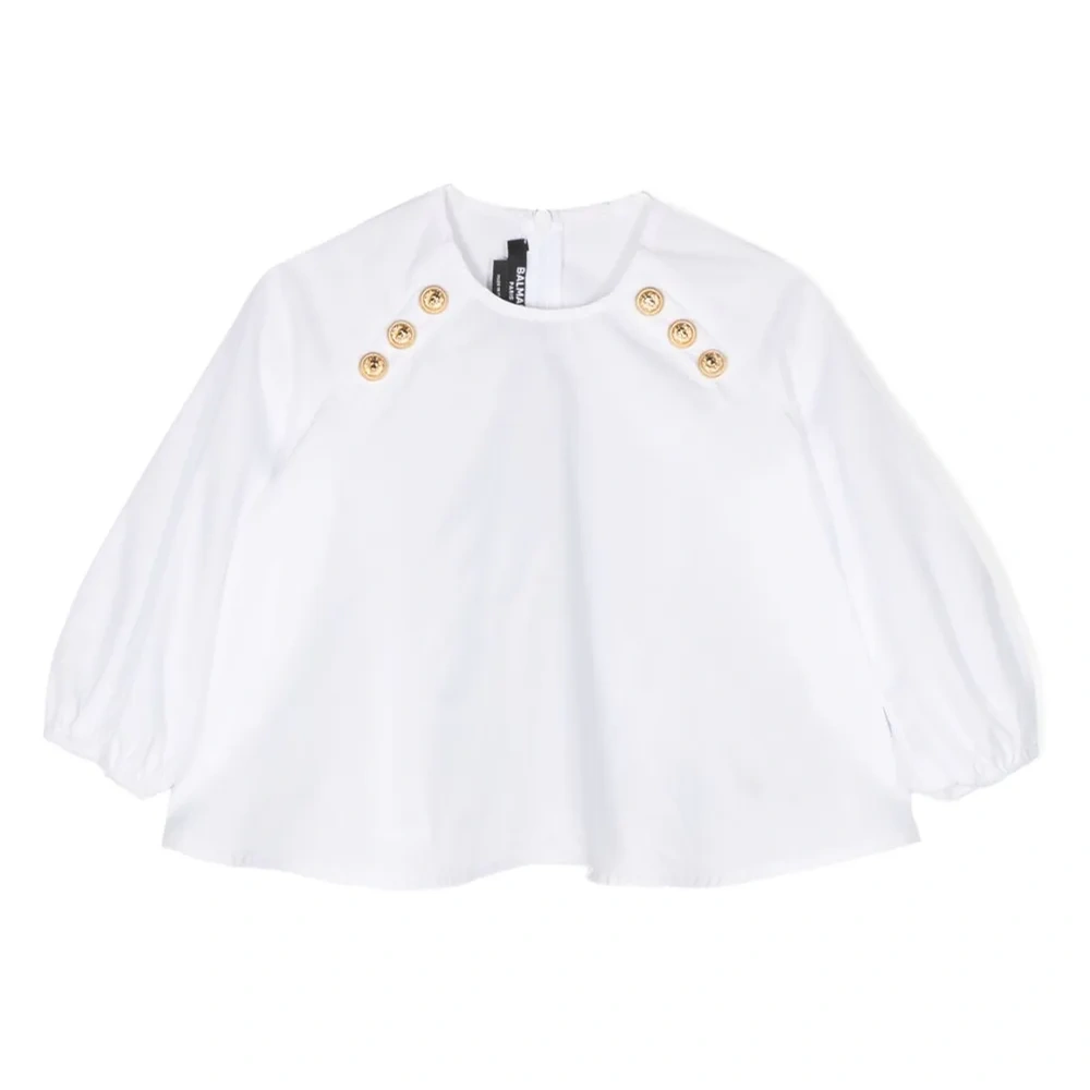 Блузка с декоративными пуговицами