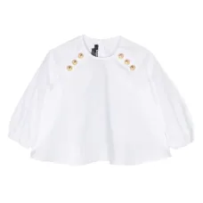 Блузка с декоративными пуговицами