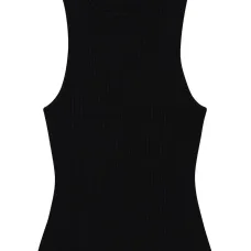 Топ в рубчик со вставками