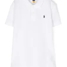 Рубашка поло с вышитым логотипом