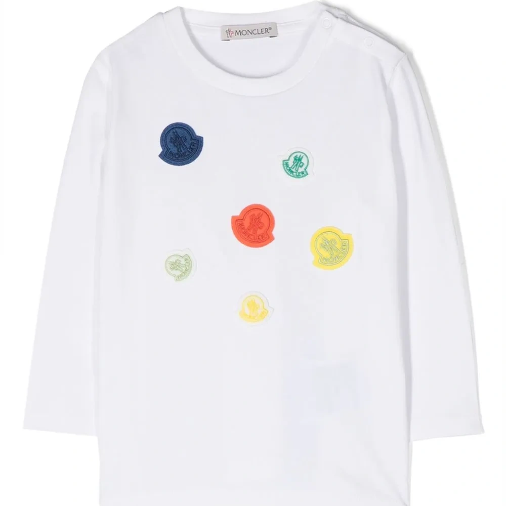 Топ из джерси с нашивкой-логотипом