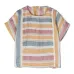 Полосатый топ с короткими рукавами Полосатый топ с короткими рукавами