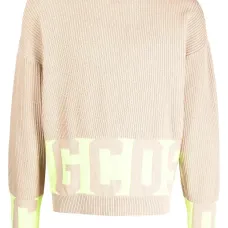 Джемпер в рубчик с логотипом