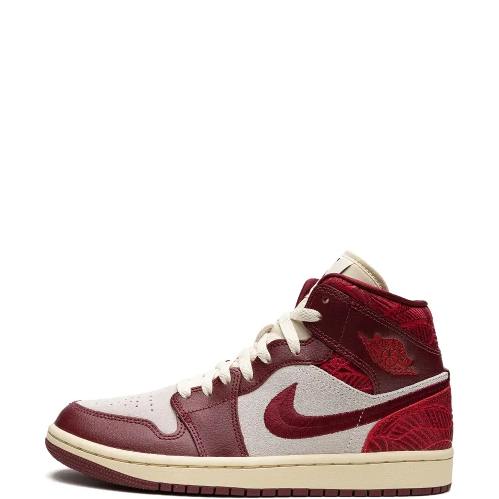 Кроссовки Air Jordan 1 Mid Tiki Leaf