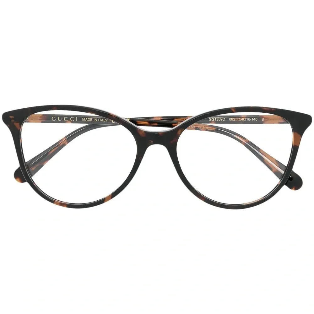 Очки в круглой оправе черепаховой расцветки