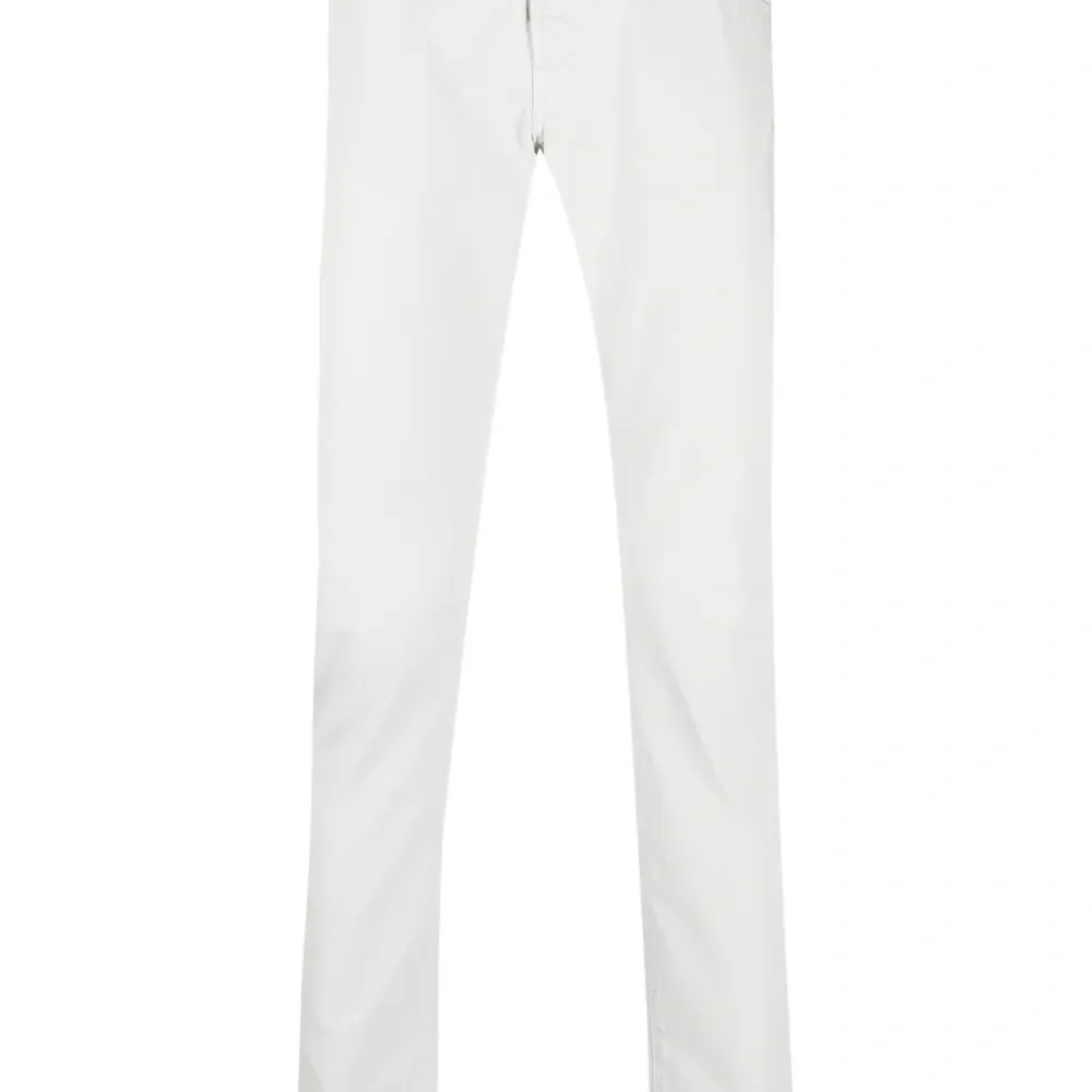 Брюки скинни с заниженной талией