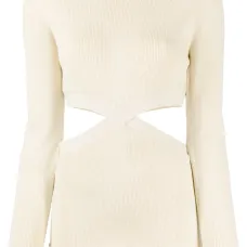 Трикотажный топ с вырезами