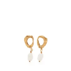 Серьги-подвески Dio Aurum с жемчугом