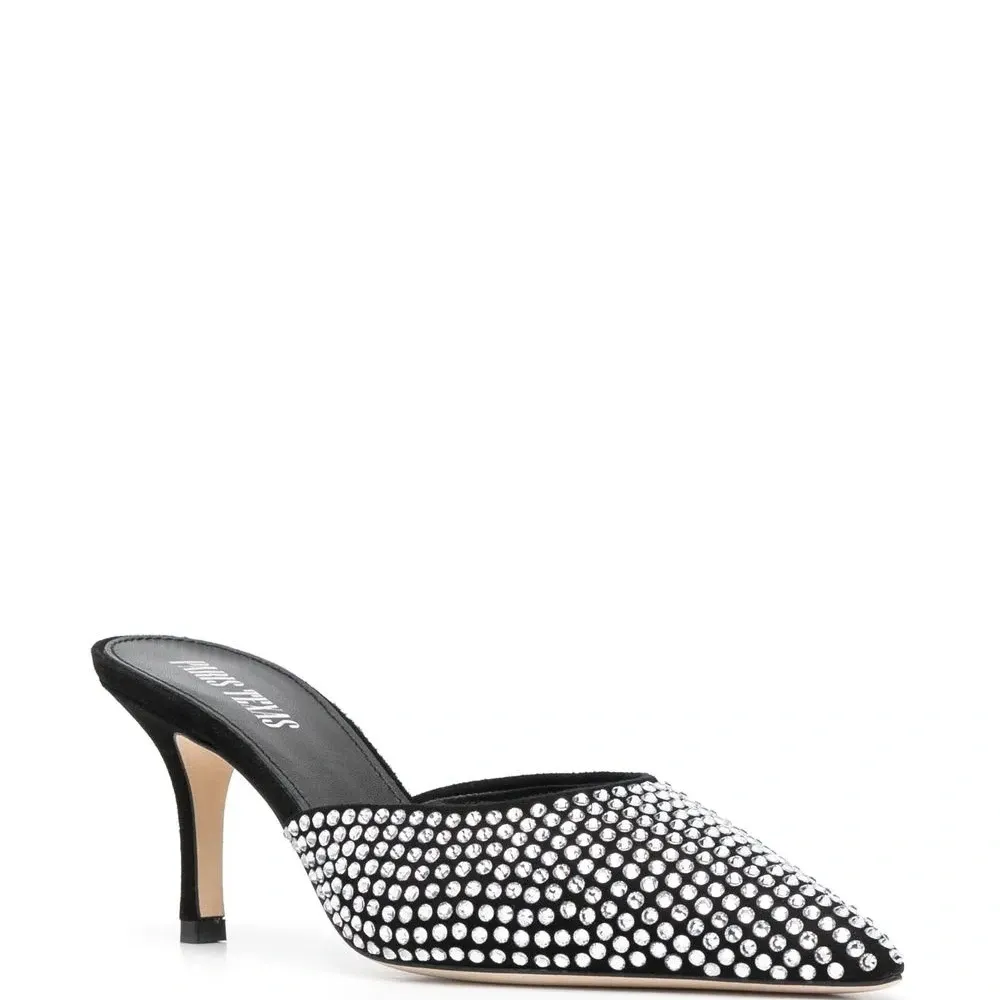 Мюли Hollywood 75 с кристаллами