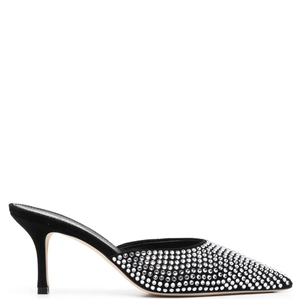 Мюли Hollywood 75 с кристаллами