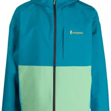 Куртка в стиле колор-блок с капюшоном