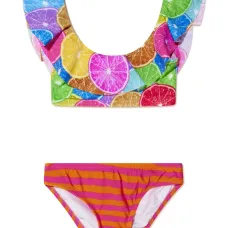 Emma fruit-print bikini