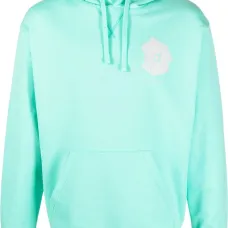 Худи из органического хлопка с абстрактным принтом