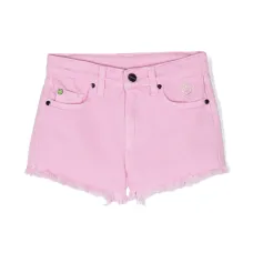 Шорты с вышитым логотипом