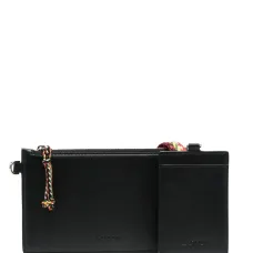 Клатч с тисненым логотипом