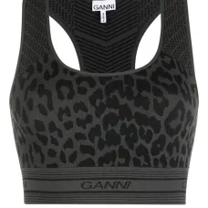 Топ-бралетт с леопардовым принтом