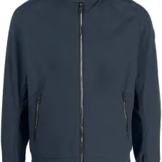 Бомбер с нашивкой-логотипом