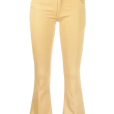 Джинсы bootcut с нашивкой-логотипом