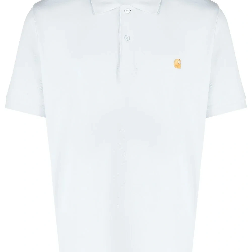 Рубашка поло с вышитым логотипом