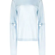 Кашемировый джемпер с вырезами Кашемировый джемпер с вырезами