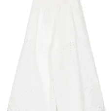 Расклешенные брюки с перфорацией