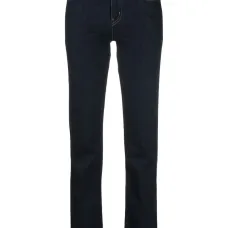 прямые джинсы средней посадки