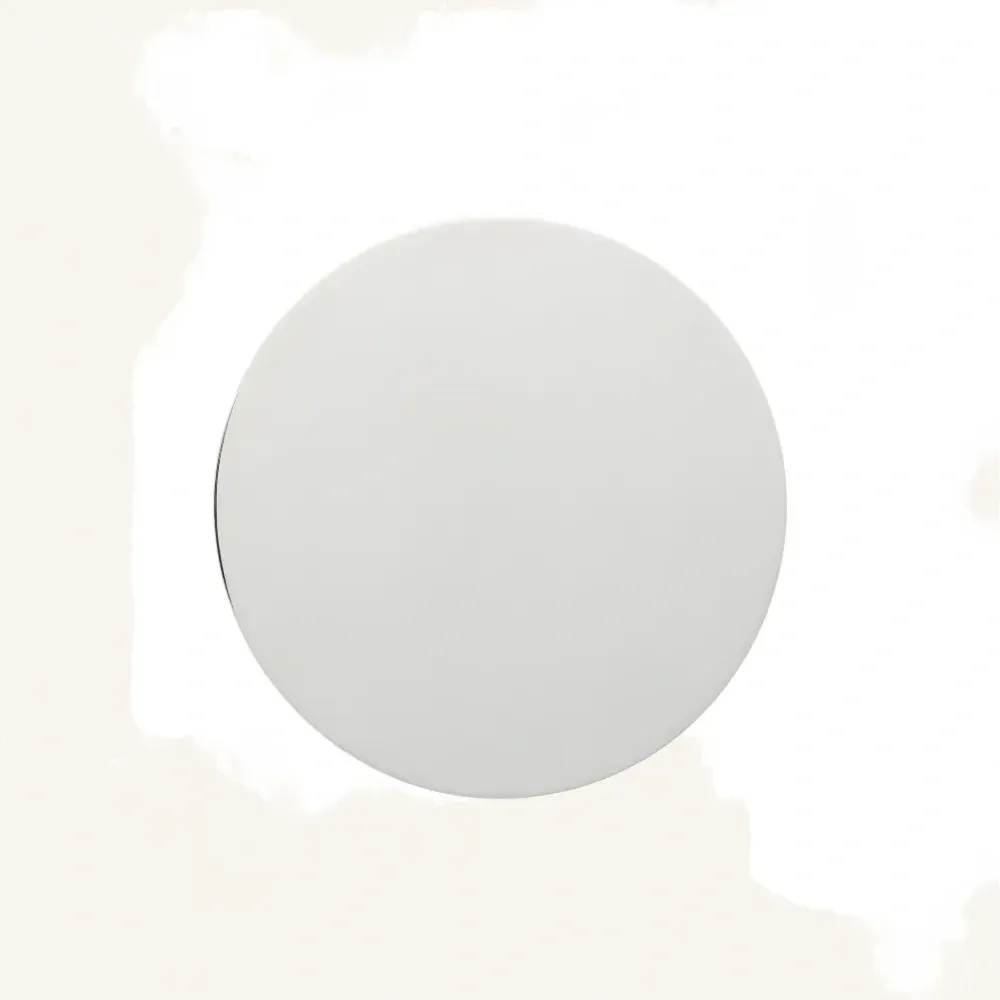 Плоские круглые серьги