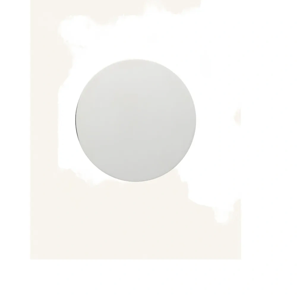 Плоские круглые серьги