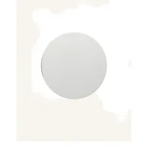 Плоские круглые серьги