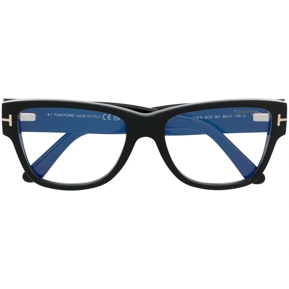 Очки в оправе 'кошачий глаз' с логотипом