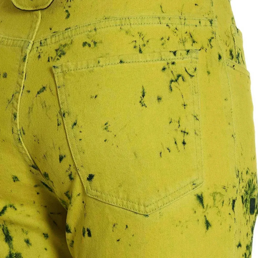 Джинсы с принтом тай-дай