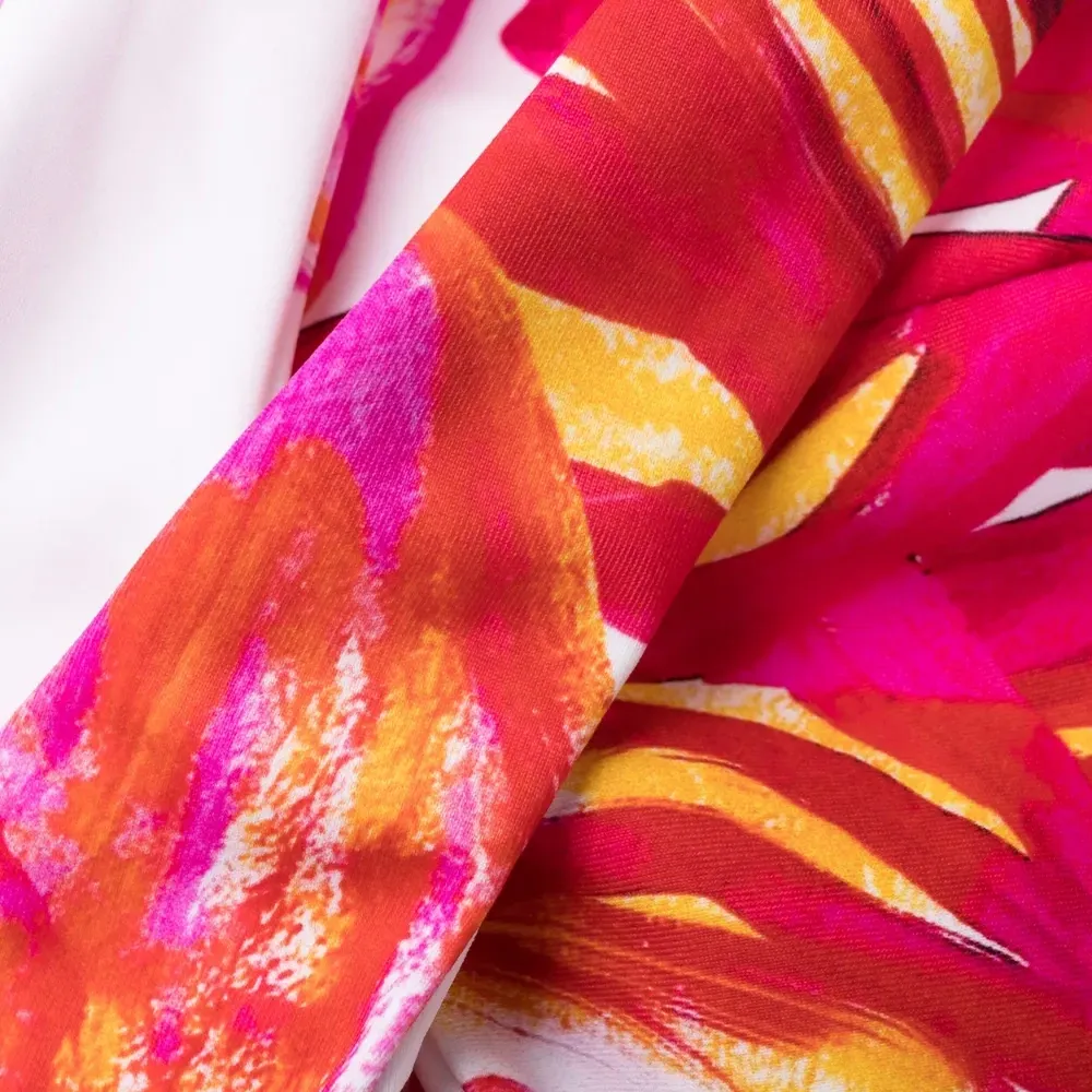 Топ бикини с абстрактным принтом