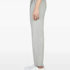 брюки с графичным принтом и складками