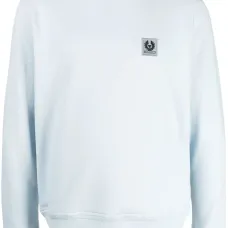 Толстовка с длинными рукавами и нашивкой-логотипом