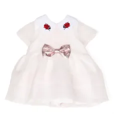 Платье из тюля с бантом