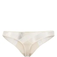 Трусы-стринги с эластичным поясом и вставками