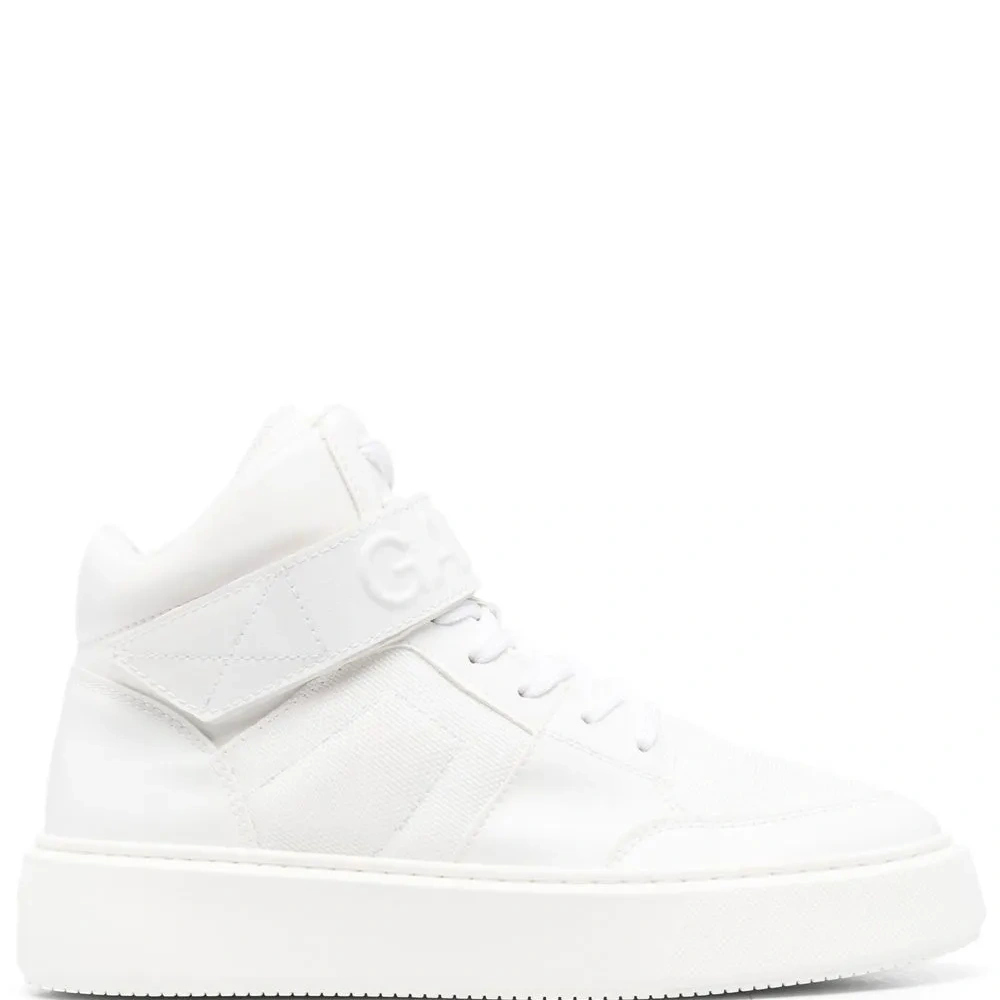 Высокие кроссовки на липучках