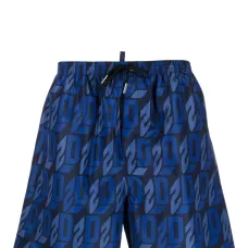 Плавки-шорты с кулиской и логотипом Плавки-шорты с кулиской и логотипом