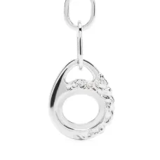 серебряная подвеска June