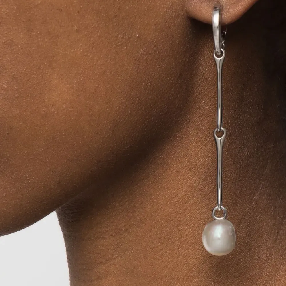 Серьга Star с жемчугом