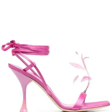 Босоножки Kimi 105 с перьями