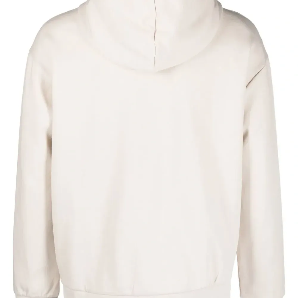 Худи на молнии с нашивкой-логотипом