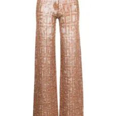 Брюки в технике кроше с завышенной талией Брюки в технике кроше с завышенной талией