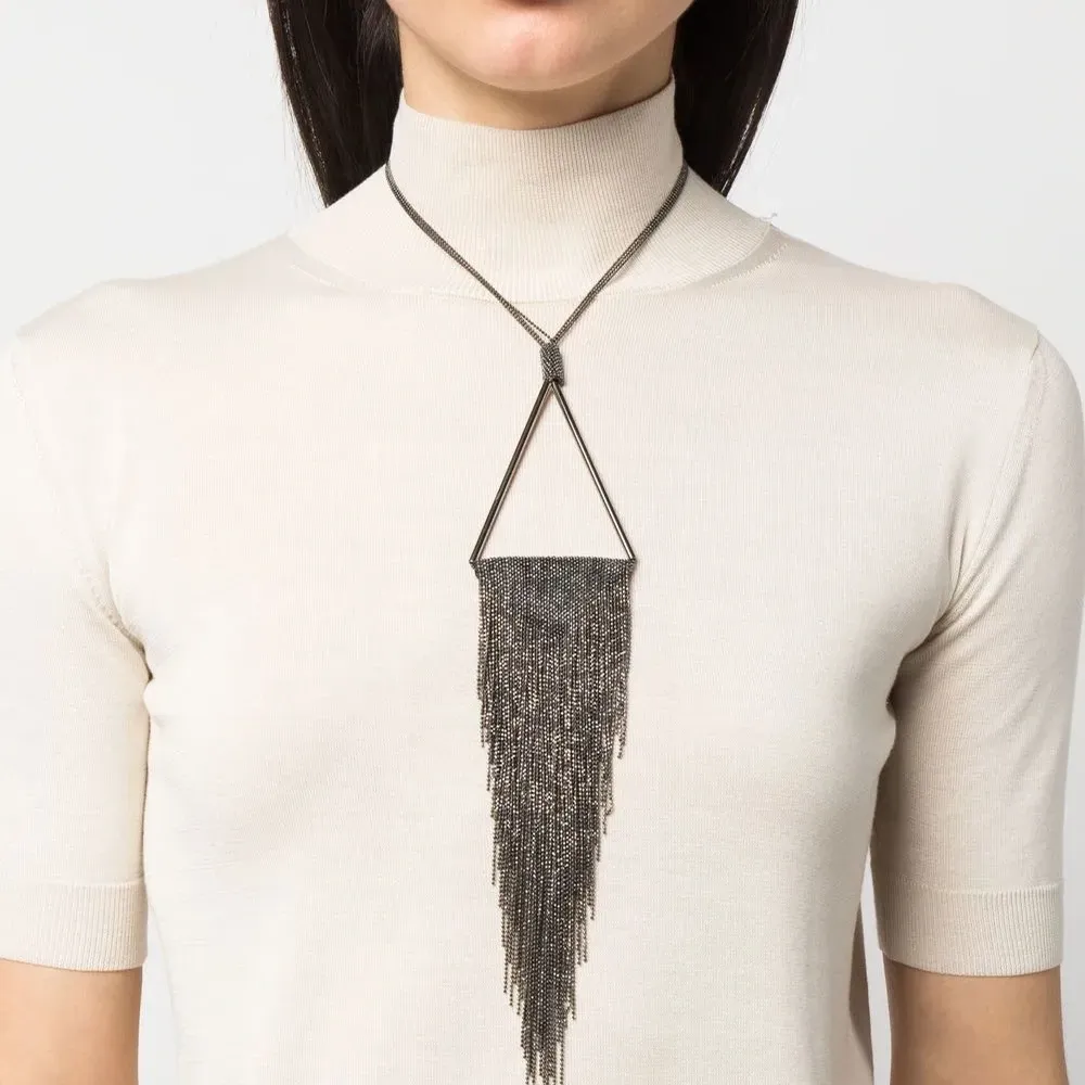 Колье с бахромой