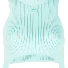 Топ с нашивкой-логотипом