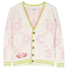 Кардиган с тисненым логотипом