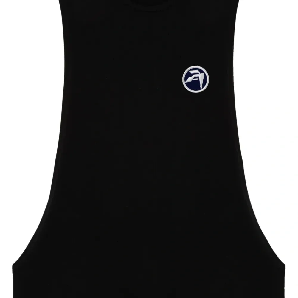 Топ с нашивкой-логотипом