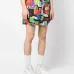 Шорты с эластичным поясом и графичным принтом