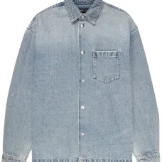 Джинсовая куртка-рубашка